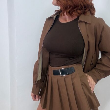 Bomber marrón talla