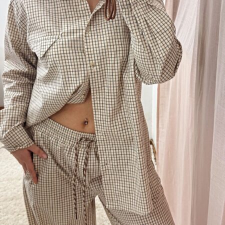 Camisa a cuadros Lumina